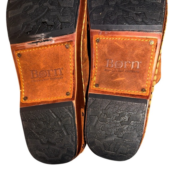 Born Bailie Clog Closed Brown Leather Suede WOMENS US 8 / EU 39‎ PRE-OWNED BROWN - Picture 14 of 16